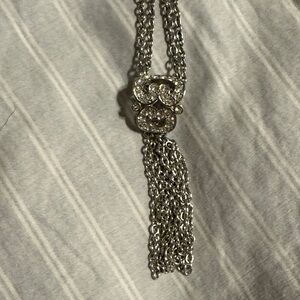 Touchstone crystal bella fringe necklace